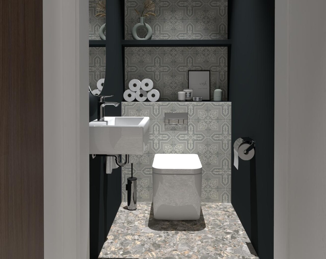 Effet carreaux ciment